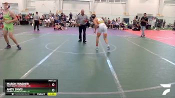 138 lbs Round 2 (8 Team) - Mason Wagner, Team Shutt Dethrone vs Andy Davis, Combat Athletics Red