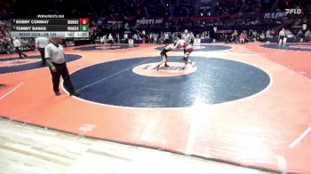 2A 132 lbs 5th Place Match - Bobby Conway, Chicago (Brother Rice) vs Tommy Banas, New Lenox (Providence Catholic)