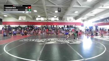 Boys 140 lbs Cons. Round 3 - Charles Rice, Red Bluff Boys vs Beckett Resner, Shasta Boys