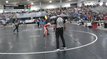 Girls 114 lbs Quarterfinal - Gracie Voorhies, Seymour High School Girls vs Jenna Ladd, Ooltewah Girls