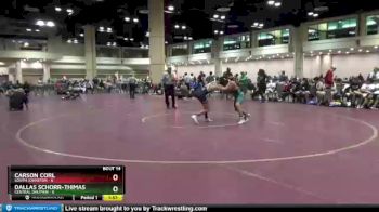 120 lbs Round 3 (10 Team) - Carson Corl, South Johnston vs Dallas Schorr-Thimas, Central Dauphin