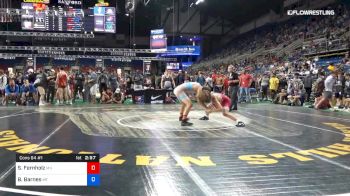 138 lbs Cons 64 #1 - Samuel Fernholz, Minnesota vs Brendan Barnes, Montana