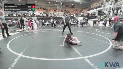73-76 lbs Rr Rnd 3 - Noah Brooks, Duncan Demon Wrestling vs Woodrow Carroll, Cowboy Wrestling Club