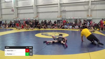 62 lbs Round 2 - Carlyn Bearden, EP Rattlers vs Juliana Matteo, NE United (OH)