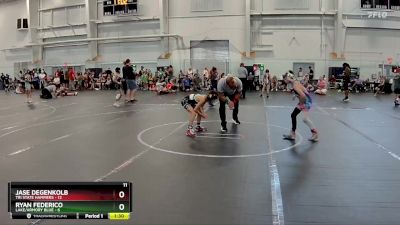 64 lbs Round 3 (6 Team) - Jase Degenkolb, Tri State Hammers vs Ryan Federico, Lake/Armory Blue