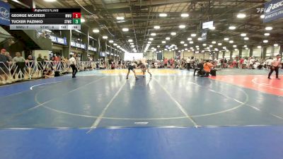 132 lbs Rr Rnd 1 - George McAteer, MetroWest United Black vs Tucker Pazinko, Shore Thing Surf