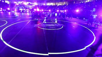 37 lbs Semifinal - Cain Gomez, Hugoton WC vs Mya Ford-Burke, Adams City