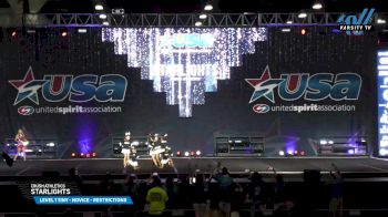 Crush Athletics - Starlights [2025 L1 Tiny - Novice - Restrictions Day 1] 2025 USA All Star Cheer Super Nationals