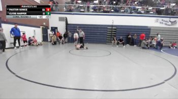 43 lbs Cons. Round 3 - Clyde Harper, Declo Stingers vs Paxton Gonce, Idaho