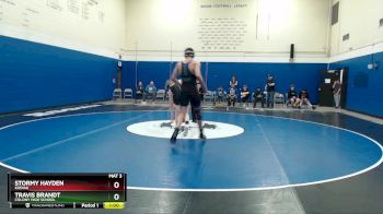 189 lbs Cons. Round 3 - Travis Brandt, Colony High School vs STORMY HAYDEN, Kodiak