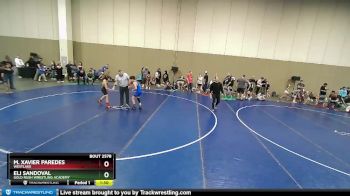 90 lbs Round 3 - Eli Sandoval, Gold Rush Wrestling Academy vs M. Xavier Paredes, Westlake