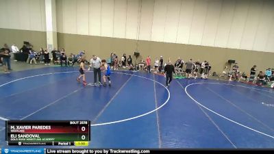 90 lbs Round 3 - Eli Sandoval, Gold Rush Wrestling Academy vs M. Xavier Paredes, Westlake