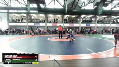 57-62 lbs Round 5 - Connor Self, Collinsville Wrestling Club vs Castiel Trumpy, TJ Trained