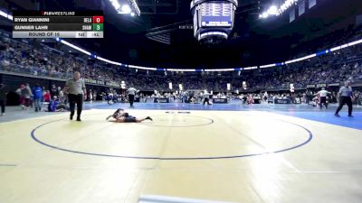 67 lbs Round Of 16 - Ryan Giannini, Delaware Valley vs Gunner Lahr, Shamokin