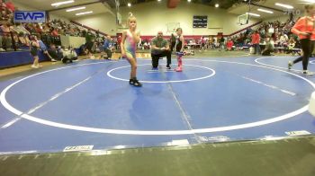 55-57 lbs Consolation - Piper Brackett, Raw Wrestling Club vs Peyton Turner, Owasso Takedown Club