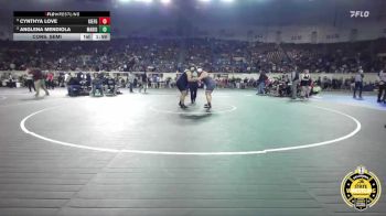 G5A-235 lbs Cons. Semi - Anglena Mendiola, Madill-Girls vs Cynthya Love, Keifer-Girls