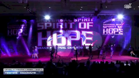 Twisters - Knockouts [2026 L1.1 Youth - PREP Day 1] 2026 Spirit of Hope Grand Nationals