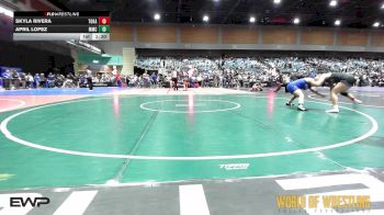 136 lbs Round Of 16 - Skyla Rivera, Tokay Wrestling Club vs April Lopez, Mustang Mat Club