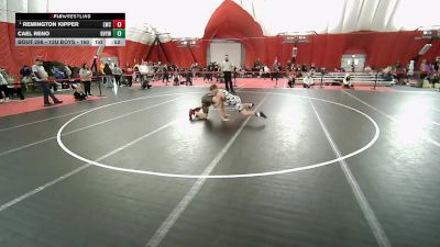 12U Boys - 160 lbs Semis - Remington Kipper, Lancaster Wrestling Club vs Cael Reno, River Valley Youth Wrestling Club