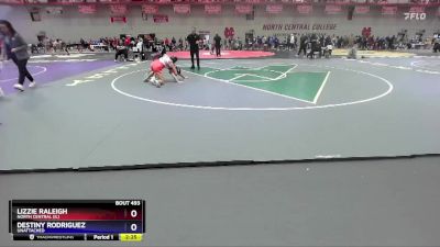 160 A Quarterfinal - Destiny Rodriguez, UNATTACHED vs Lizzie Raleigh, North Central (IL)