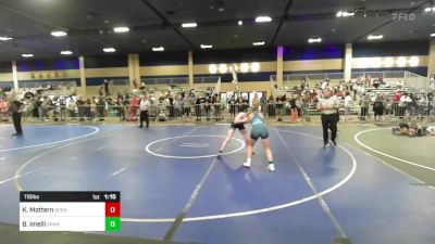 116 lbs Quarterfinal - Kinleigh Mattern, Scrap Yard Garage vs Brooklyn Imelli, Spanish Springs WC