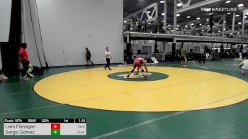 125A lbs 3rd Place - Liam Flanagan, Central Dauphin vs Sergio Gomez, Sunkist Kids Monster Garage