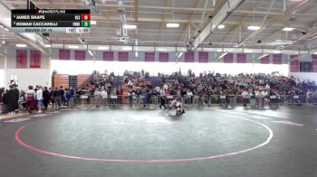 126 lbs Round Of 16 - James Snape, Boston Latin vs Roman Caccavelli, Franklin