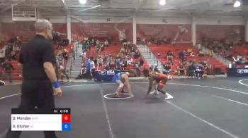 74 kg Quarterfinal - Quincy Monday, New Jersey RTC vs Derek Gilcher, Michigan