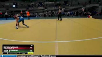 65 lbs Semis (4 Team) - Huck Heidebrink, Adrian vs Tayden Weishair, Staples-Motley