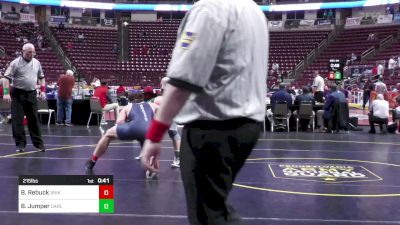 215 lbs Consi Of 16 #2 - Brody Rebuck, Shikellamy vs Bradyn Jumper, Carlisle