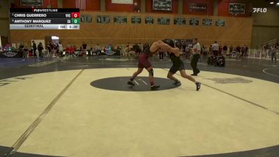 157 lbs Semifinal - Chris Guerrero, Victor Valley College vs Anthony Marquez, Santa Ana College