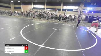 175 lbs Round Of 64 - Keegan Miller, Hurricane Tigers vs Zach Evans, Primal