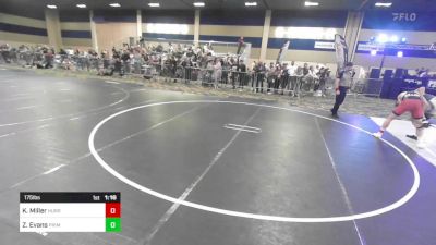 175 lbs Round Of 64 - Keegan Miller, Hurricane Tigers vs Zach Evans, Primal