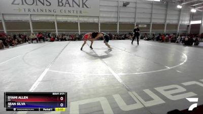 165 lbs Champ. Round 2 - Dyami Allen, CA vs Sean Silva, AZ