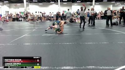 138 lbs Round 4 (6 Team) - Matthew Roche, Flickr Boyz Batarangs vs Carson Krupka, Grease Monkey`s