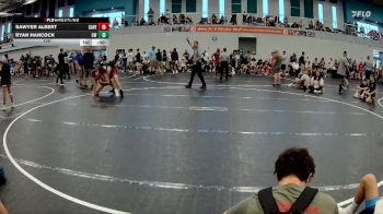 130 lbs Round 2 (4 Team) - Sawyer Albert, Caveman vs Ryan Hancock, Creeks Wrestling