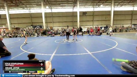 80 lbs Champ. Round 2 - Drake Jayne, Legacy Wrestling Academy vs Kyle Stapleman, West Minico