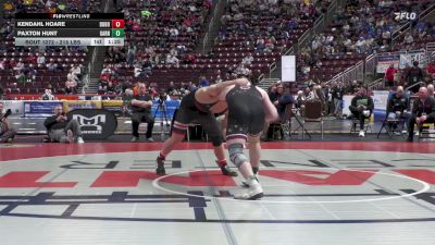 215 lbs Semifinal - Kendahl Hoare, DuBois vs Paxton Hunt, Garnet Valley