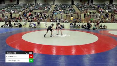 80 lbs Consi Of 8 #2 - Huck Green, Grindhouse Wrestling vs Jaxon Jennings, Compound Wrestling