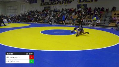 109 lbs Consi Of 8 #2 - Mas Hatano, Folsom vs Antonio Quiroz, SLAM Academy (NV)