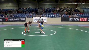 70 lbs Quarterfinal - Rylee Sexton, Berryhill Little Chiefs vs Leonidas Leyva, Daniel Cormier Wrestling