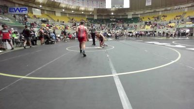 132 lbs Round Of 16 - August Langston, Beebe Badgers Wrestling Club vs Eli Mills, Pottsville Apache Youth Wrestling