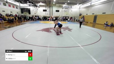 285D lbs Rr Rnd 1 - Tristan Kemp, Cal-Baptist vs Magnus Bibla, Buffalo