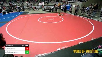 46 lbs Round Of 16 - Asher Wilbur, Predator Wrestling vs Jordy Strittmatter, Young Guns