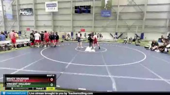 220 lbs Round 2 (8 Team) - Brady Vaughan, Team Michigan Red vs Vincent Halliday, Minnesota Red