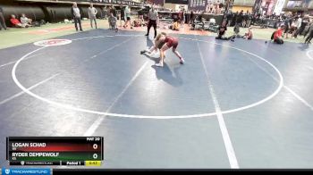 113 lbs Cons. Round 3 - Ryder Dempewolf, KS vs Logan Schad, WI