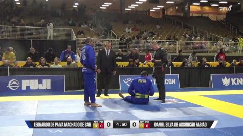 Daniel Silva De Assunção Fabião vs Leonardo De Paiva Machado De San 2025 Pan Jiu Jitsu IBJJF Championship