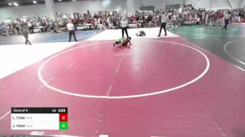 61 lbs Consi Of 4 - Lucas Chee, Fearless vs Jaymasun West, Colorado Bad Boys