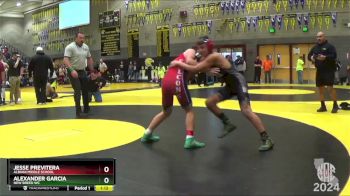 128 lbs Champ. Round 1 - Jesse Previtera, Albiani Middle School vs Alexander Garcia, New Breed WC