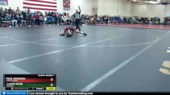 145 lbs Champ. Round 1 - Max Johnson, Maple Grove vs Caden Rose, MAHACA
